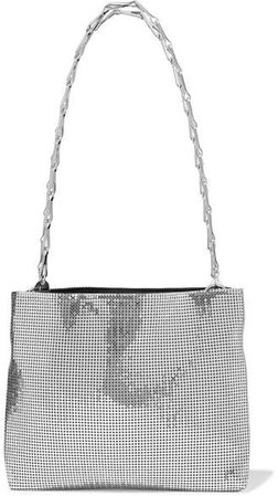 Pixel 1960 Chainmail Shoulder Bag - Silver