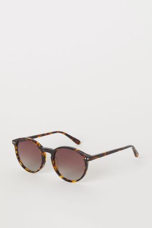 Polarised sunglasses - Brown/Tortoiseshell-patterned - Ladies | H&M GB