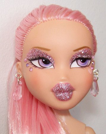 Commissioned doll for Pinky Bratz | Cupcake pink saran hair,… | Flickr