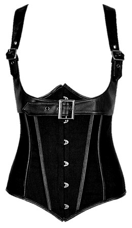 Leather corset PNG