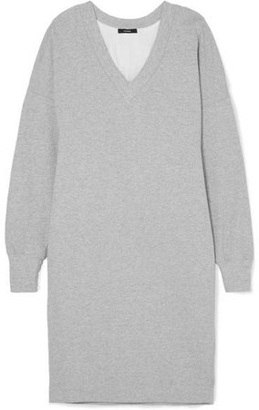 Organic Cotton-jersey Dress - Gray