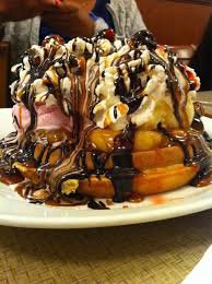 huge waffle sundae - Google Search