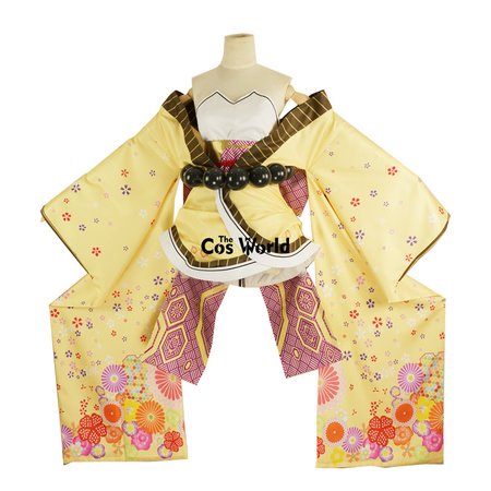 FGO Ibaraki Doji Fate Grand Order Tube Tops Dress Kimono Yukata Uniform Outfit Anime Cosplay Costumes купить на AliExpress