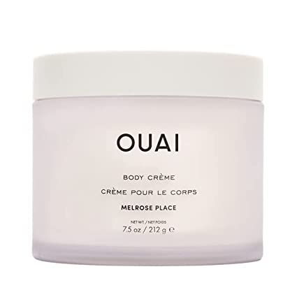 Amazon.com : OUAI Body Crème. Super Hydrating Whipped Body Cream Softens Skin and Gives it a Healthy Glow. Cupuaçu Butter, Coconut Oil and Squalane Nurture Skin. Scented with Rose, Violet and Citrus (7.5 oz) : Beauty & Personal Care