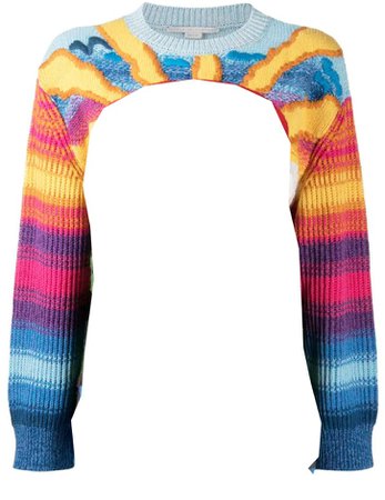 stella McCartney - intarsia wool blend sweater