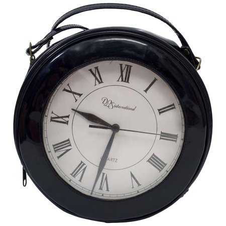 1980s Clock Shoulder Bag For Sale at 1stDibs