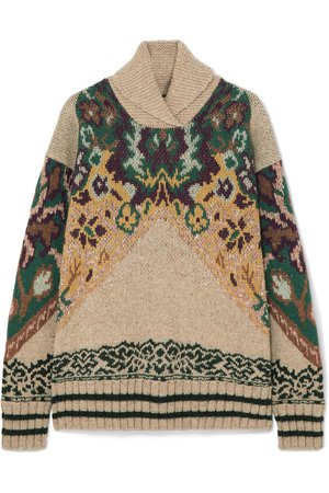 Etro | Wool-blend jacquard turtleneck sweater | NET-A-PORTER.COM