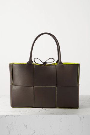 Dark brown Intrecciato leather tote | Bottega Veneta | NET-A-PORTER
