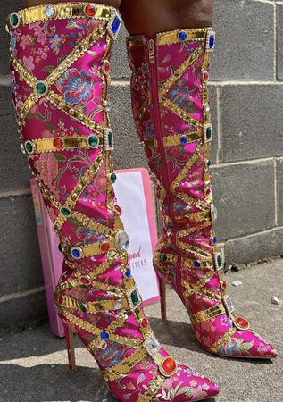 pink royal heel