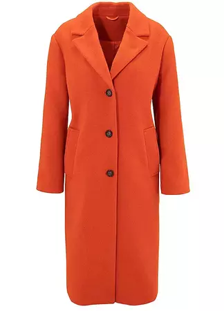 Aniston Selected Collar Long Coat | Freemans