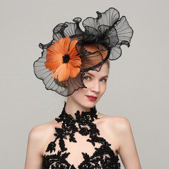 Ladies' Fashion Cambric/Feather With Feather Fascinators (196154305) - Hats - JJ's House