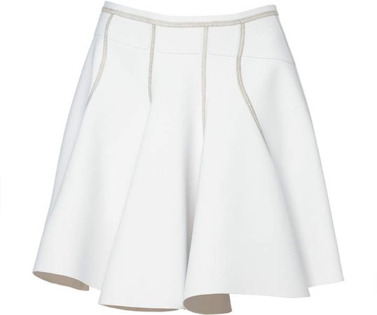 Mid-Rise Jersey Mini Skirt