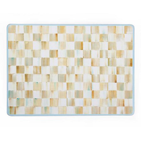 MacKenzie-Childs | Parchment Check Cork Back Placemats - Set of 4