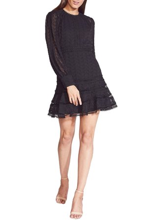 Bardot Prinnie Long Sleeve Minidress | Nordstrom