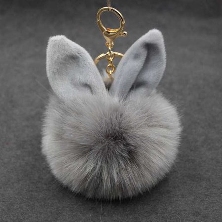 Mdiger Ball Keychain Puff Fur Ball Key Chains Key Chain PomPon Keyring Charm Women Bag Pendant Gift-in Key Chains from Jewelry & Accessories on Aliexpress.com | Alibaba Group