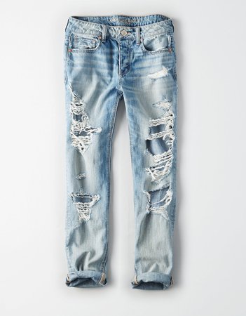 Tomgirl Jean, Classic Vintage Destroy | American Eagle Outfitters