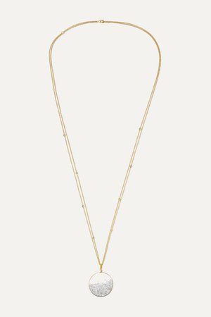 Moritz Glik | 18-karat gold, sapphire and diamond necklace | NET-A-PORTER.COM