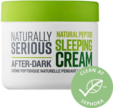 Naturally Serious - After-Dark Natural Peptide Sleeping Cream