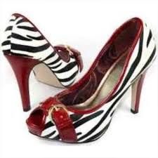sexy animal print shoes white red - Búsqueda de Google