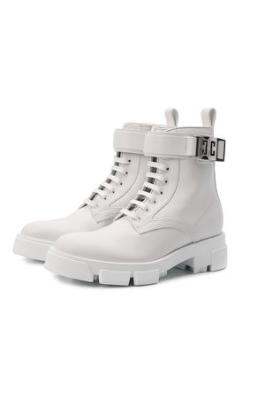 Женские белые кожаные ботинки terra GIVENCHY — купить за 109500 руб. в интернет-магазине ЦУМ, арт. BE603PE1AJ
