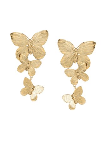 Jennifer Behr Alessandra Butterfly Earrings - Farfetch