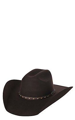Cavender's Cowboy Collection 3X Dark Brown Premium Wool Hat