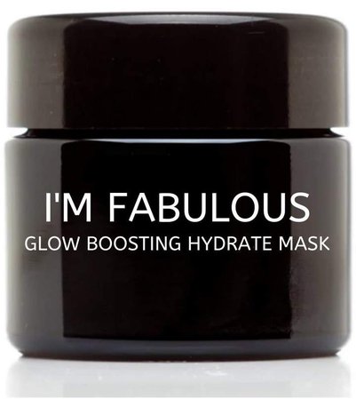 I'm Fabulous Cosmetics Glow Boosting Hydrate Mask Organic