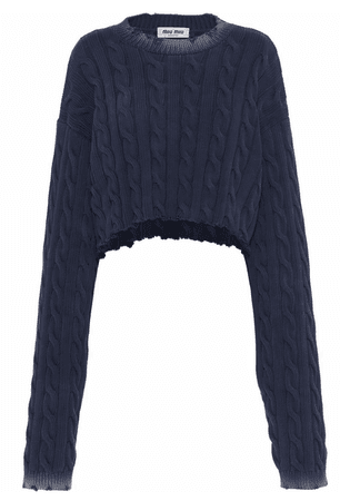 Miu Miu Cable Knit Sweater