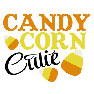 Silhouette Design Store - View Design #155119: candy corn cutie