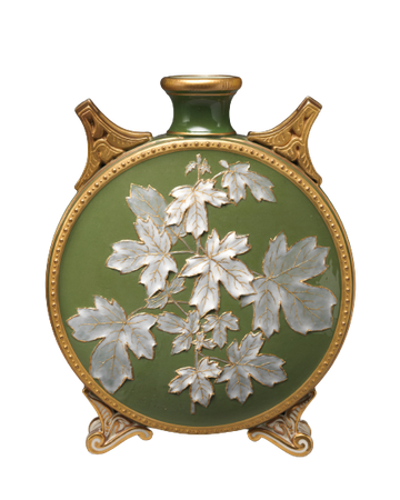 Porcelain moon flask, 1880′s