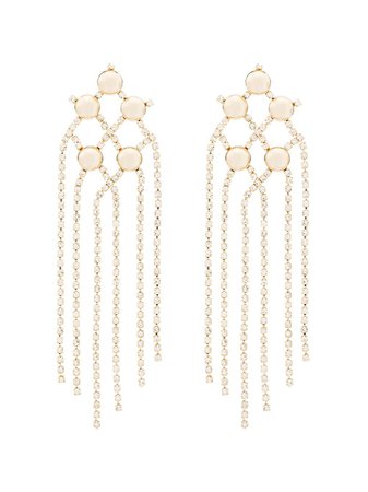 Rosantica gold-tone crystal-embellished Earrings - Farfetch