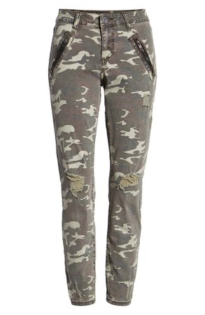 KUT from the Kloth Connie Ankle Skinny Camo Jeans | Nordstrom