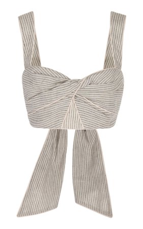 Rockpool Tropical Linen Bodice by Significant Other | Moda Operandi