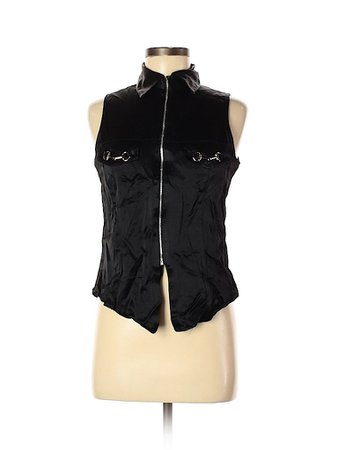 Younique Solid Black Vest Size M - 69% off | thredUP