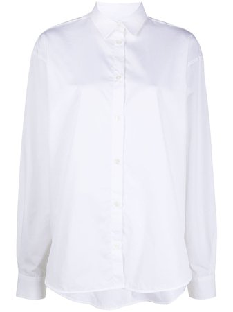 Shop white Totême oversized fit shirt with Express Delivery - Farfetch