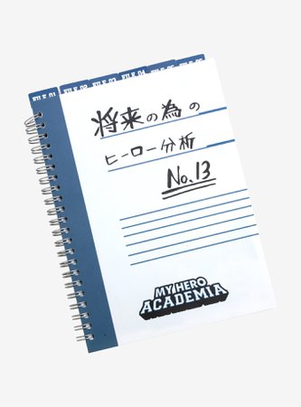 My Hero Academia Hero Analysis for the Future Tab Journal - BoxLunch Exclusive