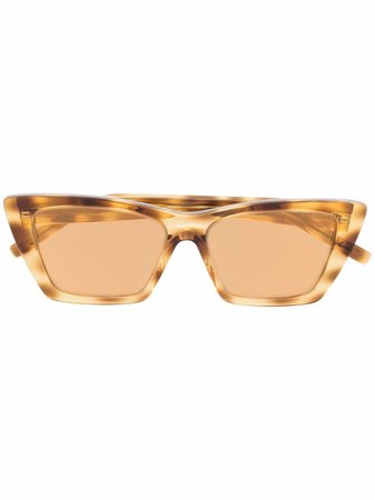 Saint Laurent square cat eye sunglasses - FARFETCH