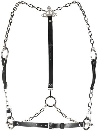 Vivienne Westwood Orb-plaque Leather Belt - Farfetch
