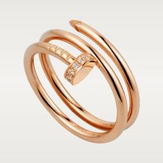 Juste un Clou ring - Rose gold, diamonds - Cartier