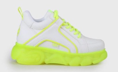CLD Corin Sneakers White/Neon Yellow