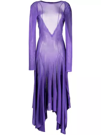 Versace open-back Asymmetric Maxi Dress - Farfetch