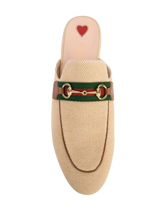 Gucci Princetown canvas slippers £1,025 - Shop Online - Fast Global Shipping, Price
