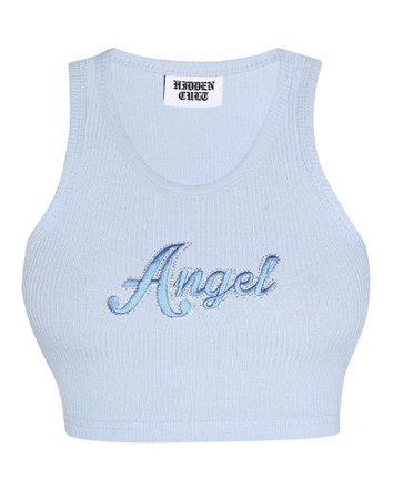 Made In Heaven Angel Cropped Tank Top