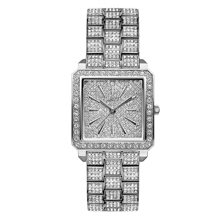 JBW Cristal Square J6386C | Women's Stainless Steel Diamond Watch