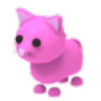 adopt me pink cat