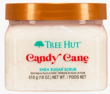 Amazon.com : Tree Hut Holiday Candy Cane Shea Sugar Scrub, 18 oz (SET OF 2) : Beauty & Personal Care
