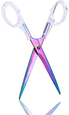 Amazon.com : Acrylic Multi Color Office Scissors (7") by Draymond Story - Desktop Stationery (Wife Birthday Gift Ideas) : Office Products