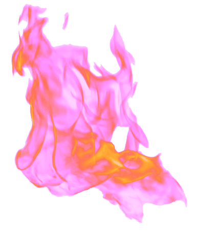 Colorful fire png
