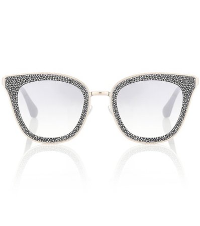 Lizzy crystal-embellished sunglasses