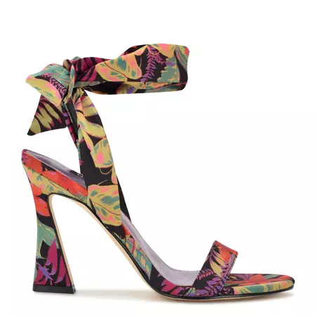 Kelsie Ankle Wrap Heeled Sandals - Nine West